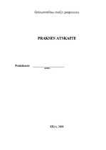 Prakses atskaite 'Отчет практики', 1.