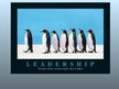 Prezentācija 'Leadership', 1.