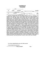 Paraugs 'Universālā pilnvara', 1.