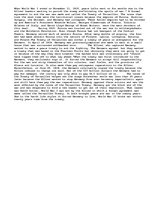 Eseja 'The End of World War I', 1.