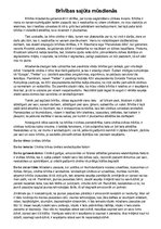 Eseja 'Brīvības sajūta mūsdienās', 1.