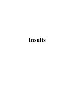Konspekts 'Insults', 1.