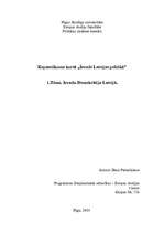 Konspekts 'Lēmumu pieņemšana LR Saeimā', 1.