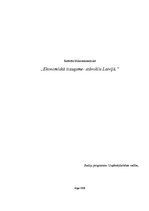 Eseja 'Ekonomiskā izaugsme - stāvoklis Latvijā', 1.