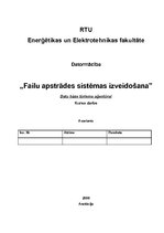 Paraugs 'Failu apstrādes sistēmas izveidošana', 1.