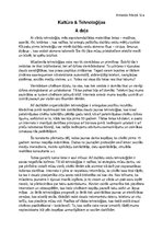 Konspekts 'Kultūra un tehnoloģijas', 1.