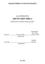 Konspekts 'Vadības teorijas pamati. Krustvārdu mīkla', 1.