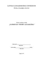 Referāts 'Patērētāju tiesību aizsardzība', 1.