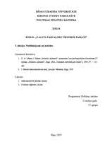 Konspekts 'Nodibinājumi un iestādes', 1.