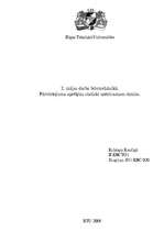 Konspekts 'Pārvietojuma aprēķins statiski noteicamam rāmim', 1.