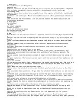 Eseja 'Natural Resources and Management', 1.