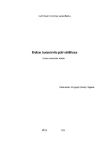 Referāts 'Dabas katastrofu pārvaldīšana', 1.