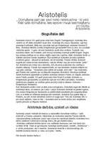 Konspekts 'Aristotelis', 1.