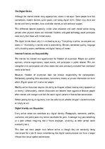 Eseja 'The internet: opportunity and risk', 12.