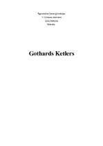 Referāts 'Gothards Ketlers', 1.