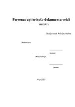 Referāts 'Personas apliecinošo dokumentu veidi', 1.