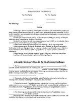 Paraugs 'Factoring Contract', 2.