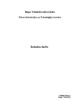 Referāts 'Ūdensapgāde un kanalizācija. Ieskaites darba kontroljautājumi, 1.variants', 1.