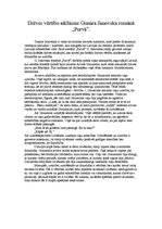 Eseja 'Dzīves vērtību atklāsme Gunara Janovska romānā "Purvā"', 1.