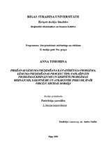 Konspekts 'Pirkšanas lēmuma pieņemšana kā patērētāja problēma', 1.