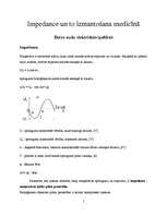 Konspekts 'Impedance, tās izmantošana medicīnā', 1.