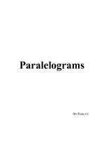 Konspekts 'Paralelograms', 1.