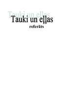 Referāts 'Tauki un eļļas', 11.