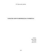 Konspekts 'Pamatnes grunts deformācijas noteikšana', 1.