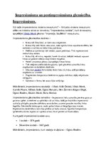 Konspekts 'Impresionisma un postimpresionisma glezniecība', 1.