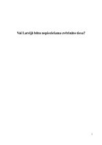 Eseja 'Vai Latvijā būtu nepieciešama zvērināto tiesa?', 1.