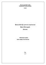 Referāts 'Komunikāciju process viesnīcā "Metropole"', 1.