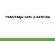 Prezentācija 'Pārrobežu lietu piekritības noteikumi civillietās', 10.