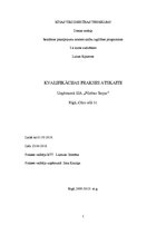 Prakses atskaite 'Kvalifikācijas prakses atskaite', 1.