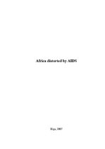 Referāts 'Africa Distorted by AIDS', 1.