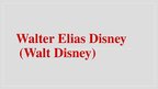Prezentācija 'Walter Elias Disney', 1.