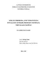 Diplomdarbs 'Atklātā pirmkoda "NSIS" izmantošana instalāciju izstrādē, produktu testēšana vir', 1.