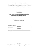Diplomdarbs 'AAS "Balta" nekustamo īpašumu apdrošināšanas pakalpojumu pilnveidošanas iespējas', 74.