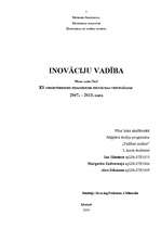 Referāts 'ES struktūrfondu finansējums inovācijas veicināšanai 2007. - 2013.gadā', 1.