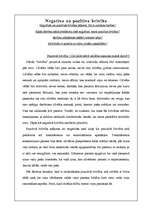 Eseja 'Negatīva un pozitīva brīvība', 1.