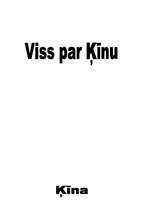 Referāts 'Ķīna', 1.