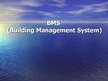 Prezentācija 'Building Management System - ēku vadības sistēma', 1.