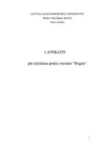 Prakses atskaite 'Prakse viesnīcā "Brigita"', 1.