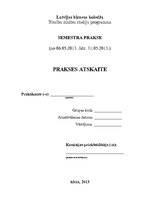 Prakses atskaite 'Darba tiesības - prakses atskaite', 1.