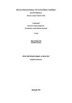 Referāts 'Integrētais eksāmens "Meža rūķa Ķērpīša ceļojums uz lauku sētu"', 1.