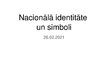 Prezentācija 'Nacionālā identitāte un simboli', 1.
