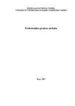 Prakses atskaite 'Prakses atskaite par darbu viesnīcā Brigita', 1.