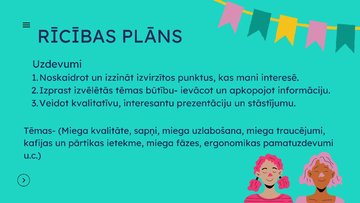 Prezentācija 'Veselības mācības prezentācija par miega kvalitāti un ietekmi uz ikdienu', 5.