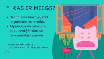 Prezentācija 'Veselības mācības prezentācija par miega kvalitāti un ietekmi uz ikdienu', 7.