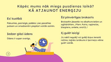 Prezentācija 'Veselības mācības prezentācija par miega kvalitāti un ietekmi uz ikdienu', 19.