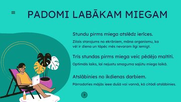 Prezentācija 'Veselības mācības prezentācija par miega kvalitāti un ietekmi uz ikdienu', 24.